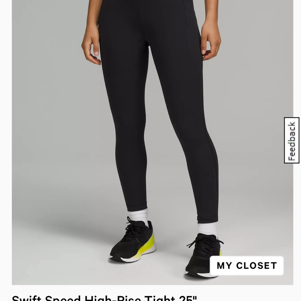 Lulu lemon swift speed high rise tight 25’’